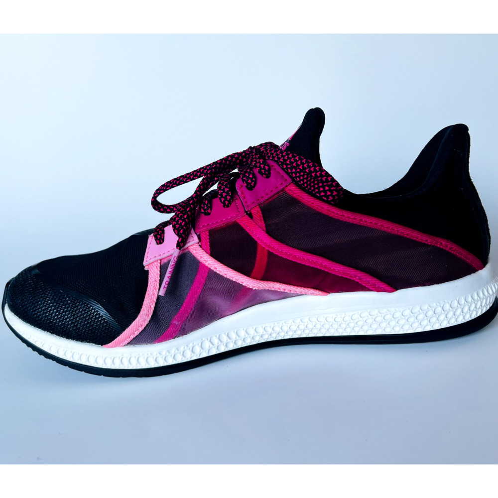 Womens Size 9 Adidas Gymbreaker Bounce Training Shoes Black w/pink Great Cond. - Picture 4 of 11
